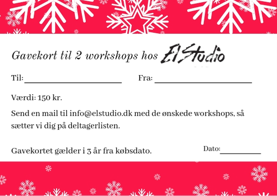 Gavekort workshops